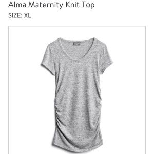 Market and Spruce gray maternity knit top XL